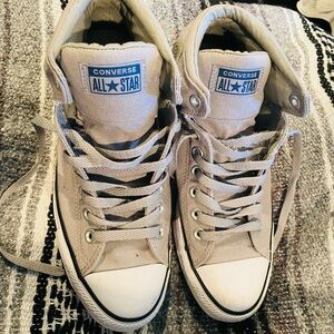 Converse All Star Light Gray Canvas Sneakers